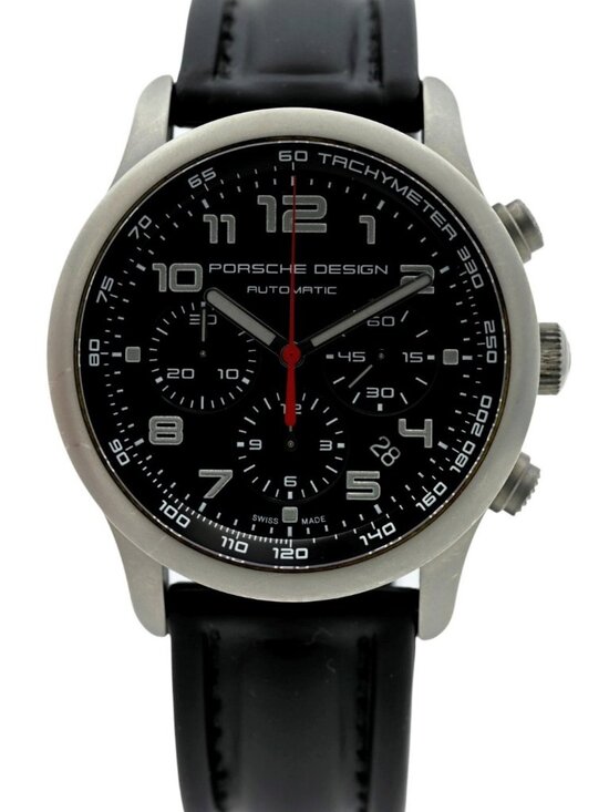 Porsche Design Dashboard 42mm Men\'s Auto Chrono Titanium Watch- Ref: 6612.10/1!